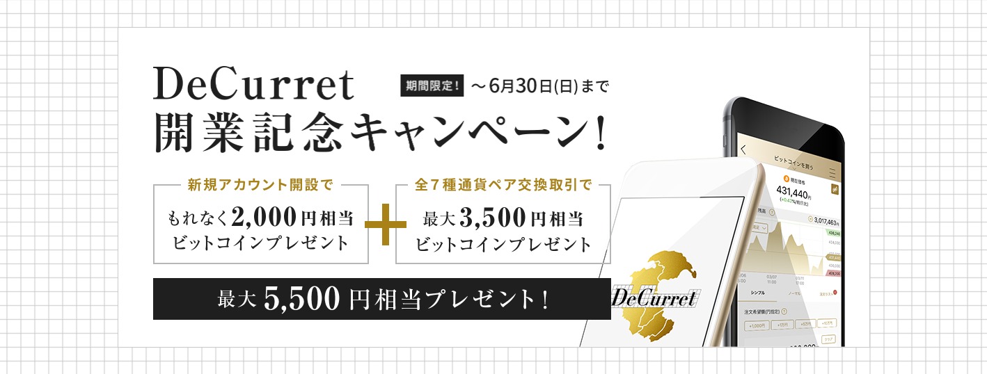 ディーカレット開業記念キャンペーン